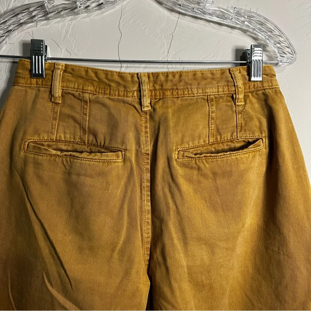 Free People Cya Later Skate Slouchy Pleats Copper Yellow Trouser‎ Chino Pants